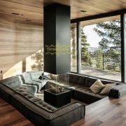 شومینه معلق مرکزی